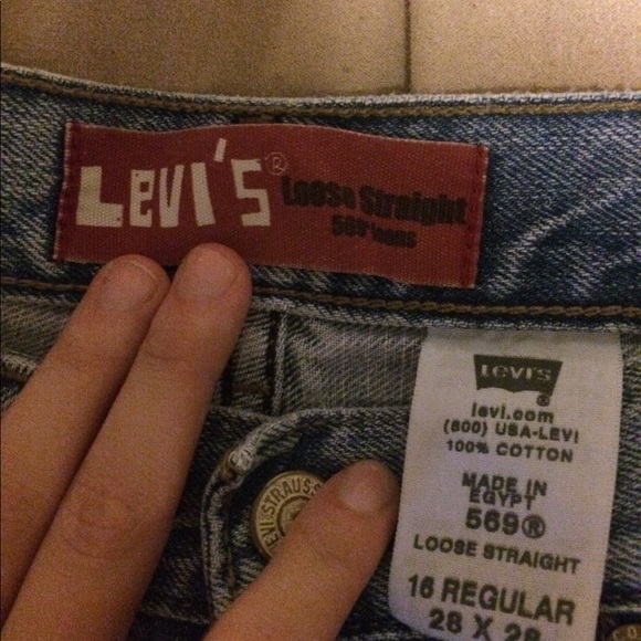 Vintage Levi’s 569 loose straight jeans - Picture 4 of 7